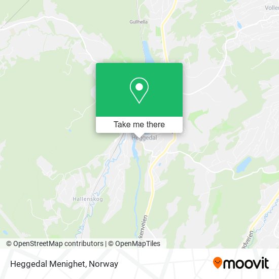 Heggedal Menighet map