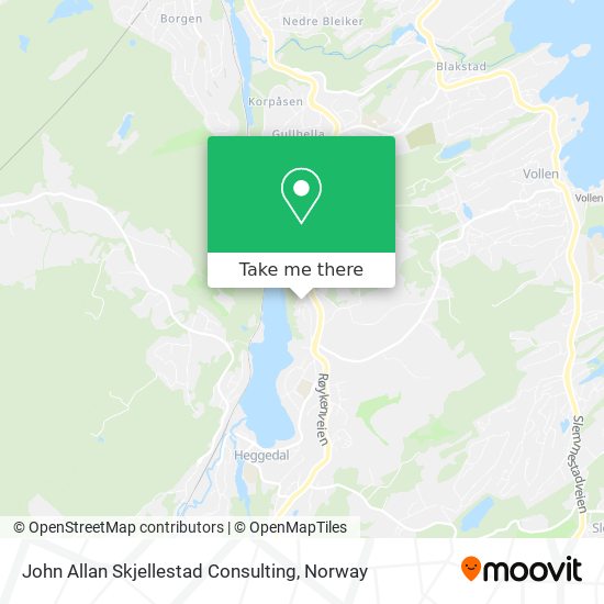 John Allan Skjellestad Consulting map