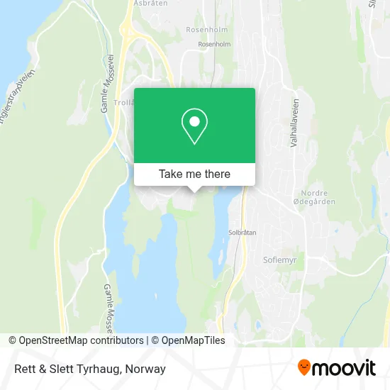 Rett & Slett Tyrhaug map