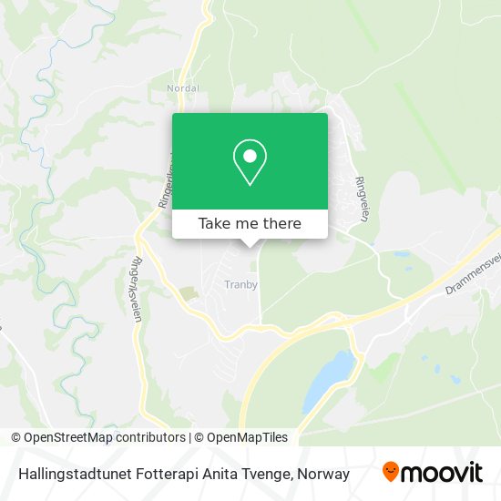 Hallingstadtunet Fotterapi Anita Tvenge map