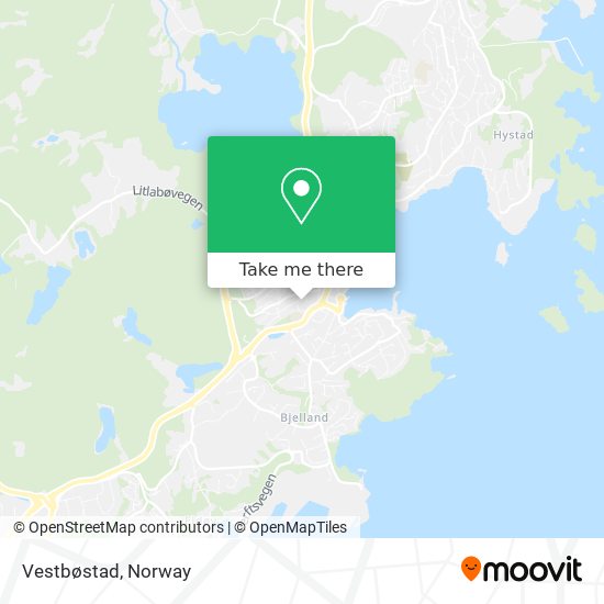 Vestbøstad map