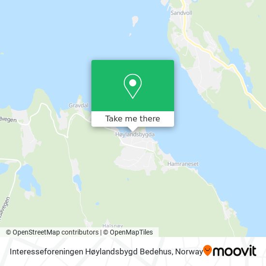 Interesseforeningen Høylandsbygd Bedehus map