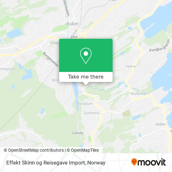 Effekt Skinn og Reisegave Import map