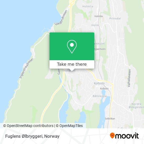 Fuglens Ølbryggeri map