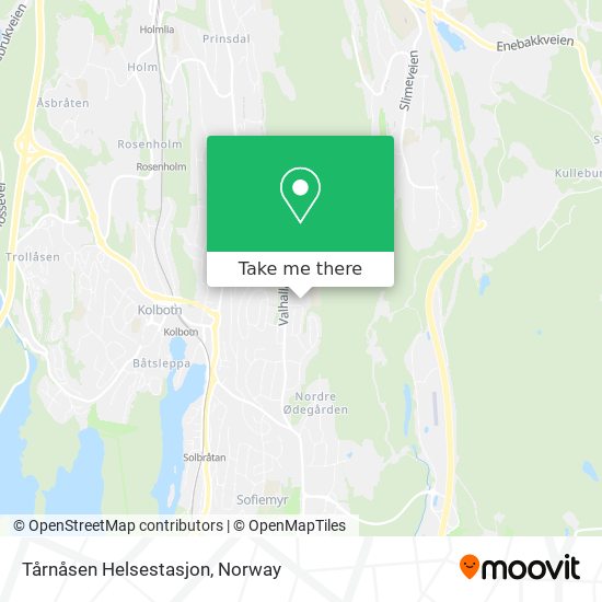 Tårnåsen Helsestasjon map