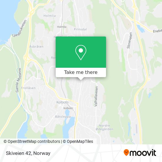 Skiveien 42 map