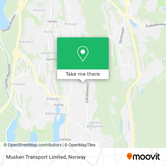 Musken Transport Limited map