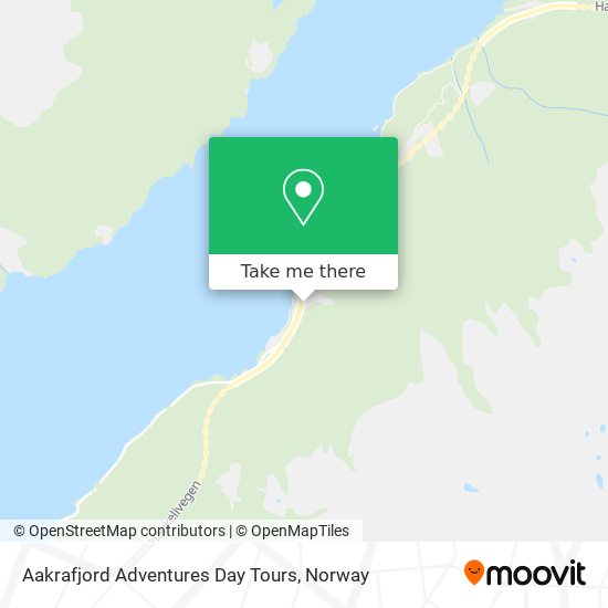 Aakrafjord Adventures Day Tours map