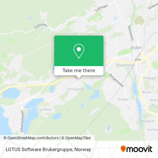 LOTUS Software Brukergruppe map