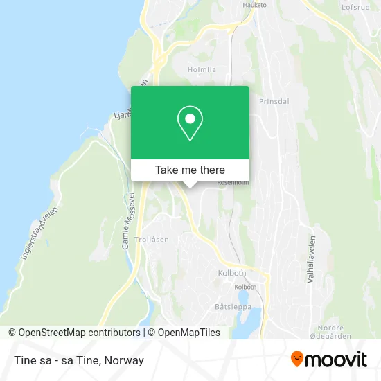 Tine sa - sa Tine map