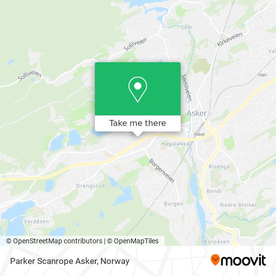 Parker Scanrope Asker map