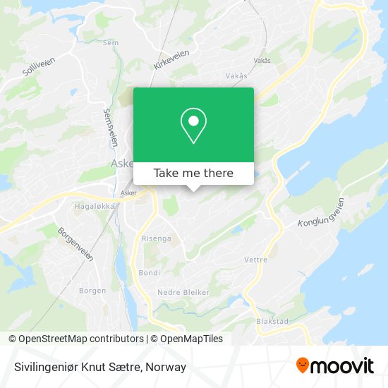 Sivilingeniør Knut Sætre map