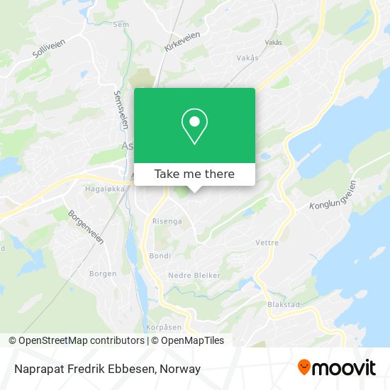 Naprapat Fredrik Ebbesen map