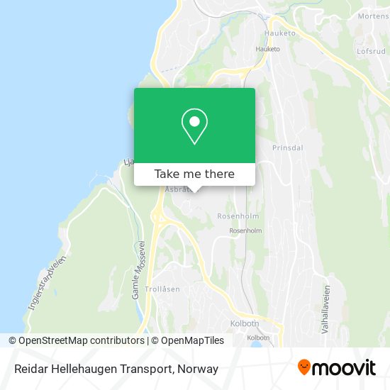 Reidar Hellehaugen Transport map