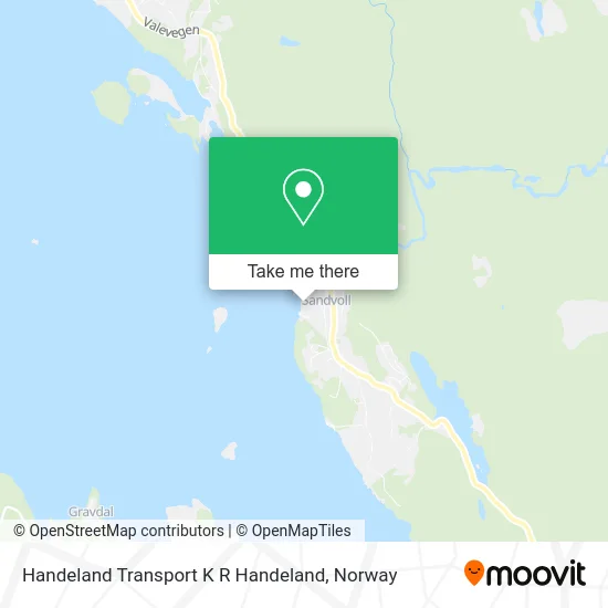Handeland Transport K R Handeland map