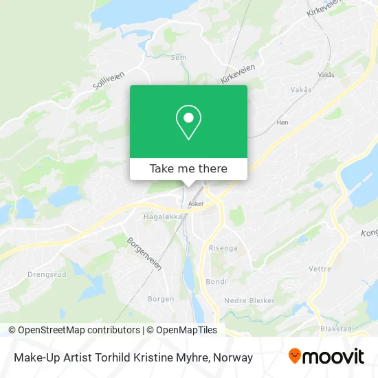 Make-Up Artist Torhild Kristine Myhre map