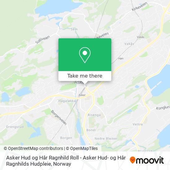 Asker Hud og Hår Ragnhild Roll - Asker Hud- og Hår Ragnhilds Hudpleie map