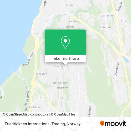 Friedricksen International Trading map