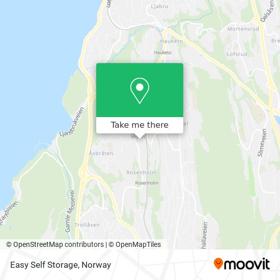 Easy Self Storage map