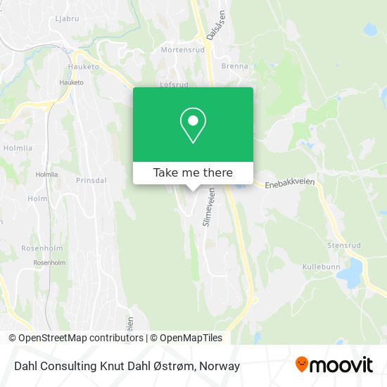 Dahl Consulting Knut Dahl Østrøm map
