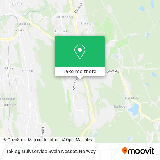 Tak og Gulvservice Svein Nesset map