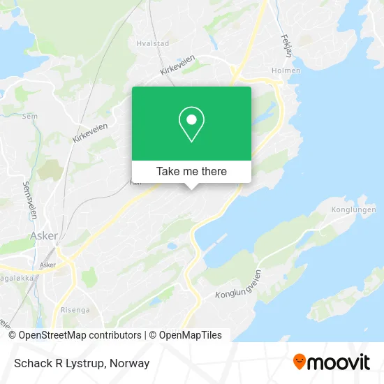 Schack R Lystrup map