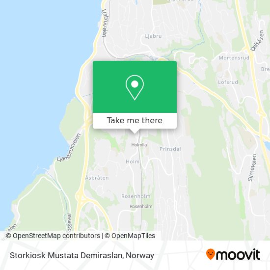 Storkiosk Mustata Demiraslan map