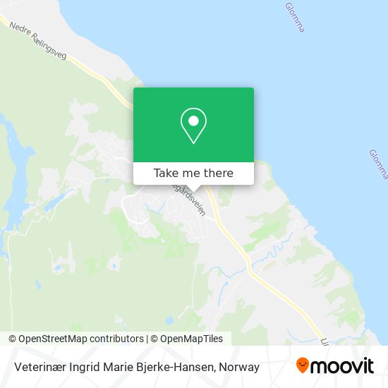 Veterinær Ingrid Marie Bjerke-Hansen map