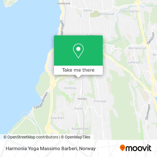 Harmonia Yoga Massimo Barberi map