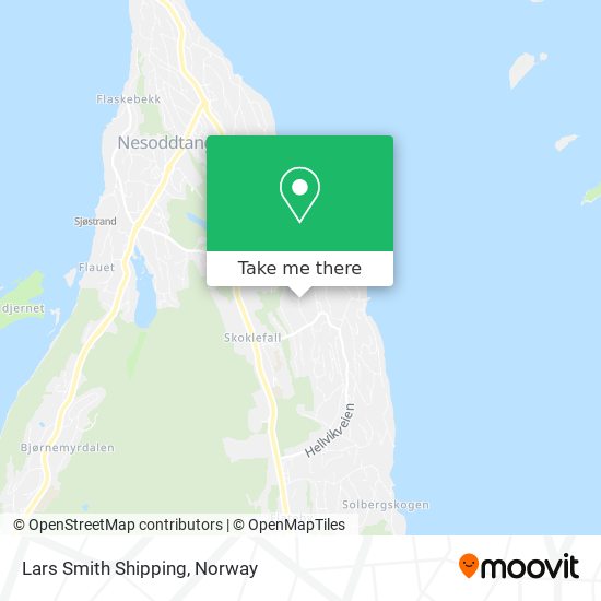 Lars Smith Shipping map