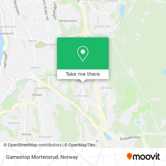 Gamestop Mortensrud map