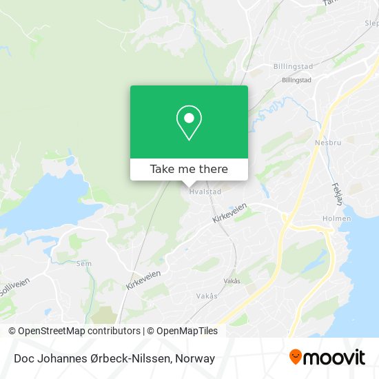 Doc Johannes Ørbeck-Nilssen map