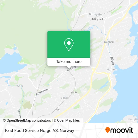 Fast Food Service Norge AS map