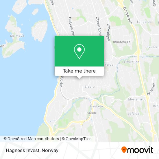 Hagness Invest map