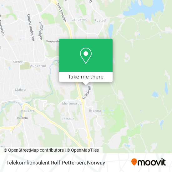 Telekomkonsulent Rolf Pettersen map