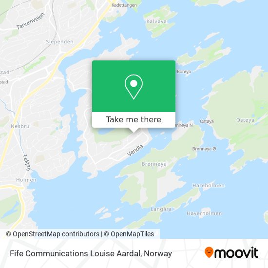 Fife Communications Louise Aardal map