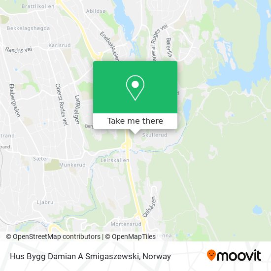 Hus Bygg Damian A Smigaszewski map