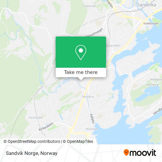 Sandvik Norge map