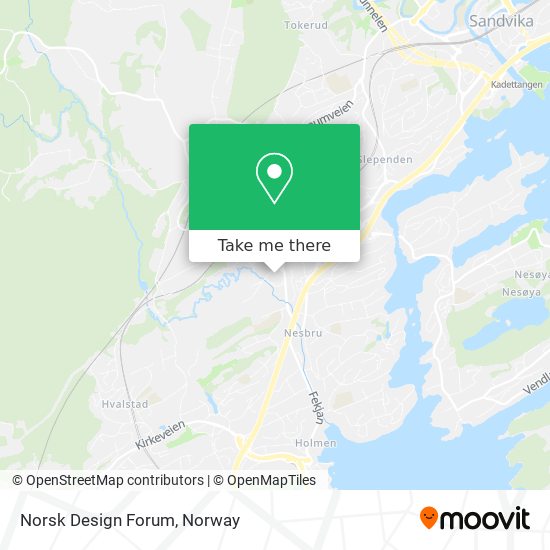 Norsk Design Forum map