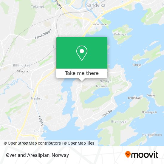 Øverland Arealiplan map