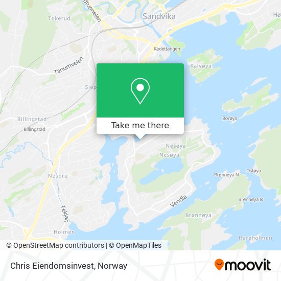 Chris Eiendomsinvest map