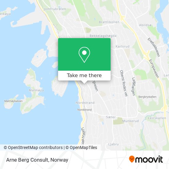 Arne Berg Consult map