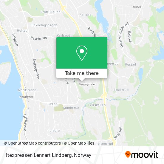 Itexpressen Lennart Lindberg map