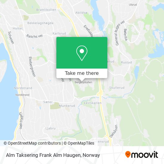 Alm Taksering Frank Alm Haugen map