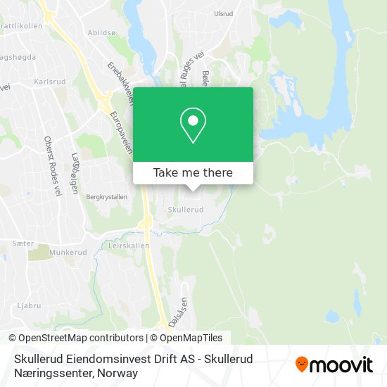 Skullerud Eiendomsinvest Drift AS - Skullerud Næringssenter map