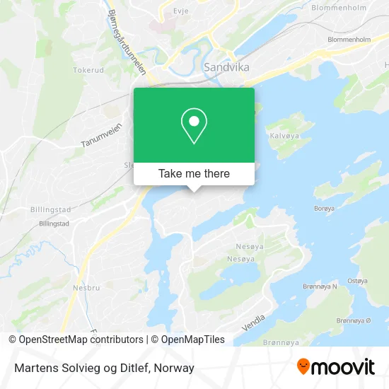 Martens Solvieg og Ditlef map