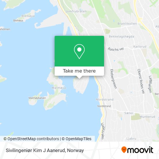 Sivilingeniør Kim J Aanerud map