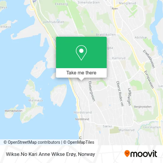 Wikse.No Kari Anne Wikse Erøy map