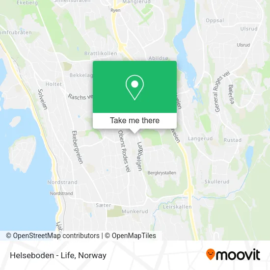 Helseboden - Life map