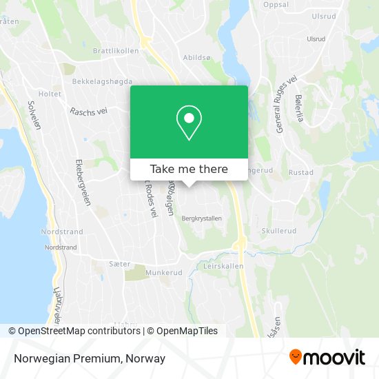 Norwegian Premium map